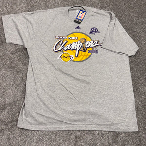 2009 Los Angeles Lakers NBA Champions adidas Shirt XL NWT