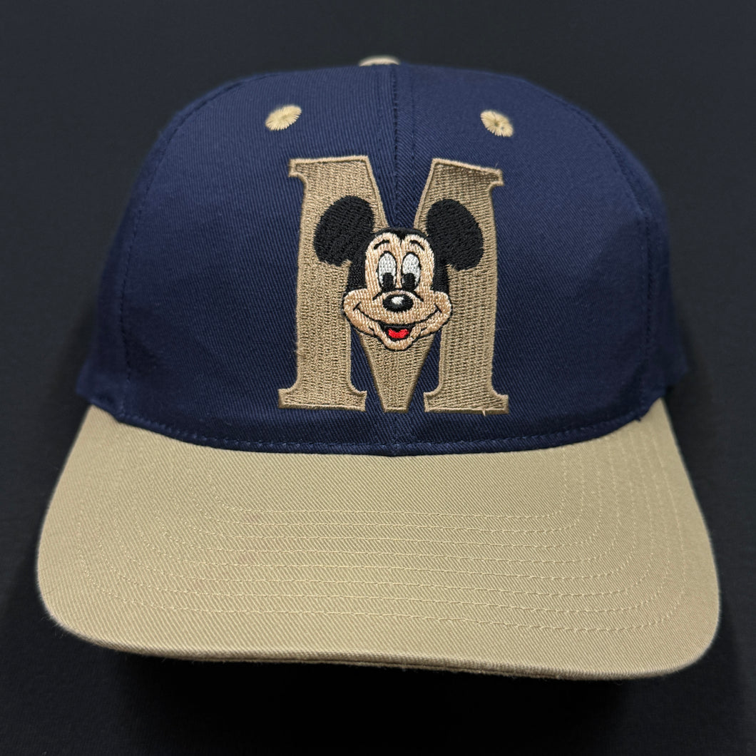 Vintage Mickey Mouse M Snapback Hat