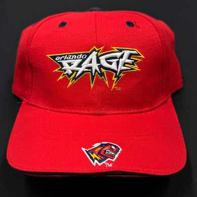 Vintage Orlando Rage XFL Football Strapback Hat NWT