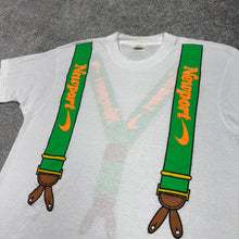 Load image into Gallery viewer, Vintage Newport Cigarettes Suspenders Shirt S/M