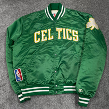 Load image into Gallery viewer, Vintage Boston Celtics Green Starter Satin Jacket XL