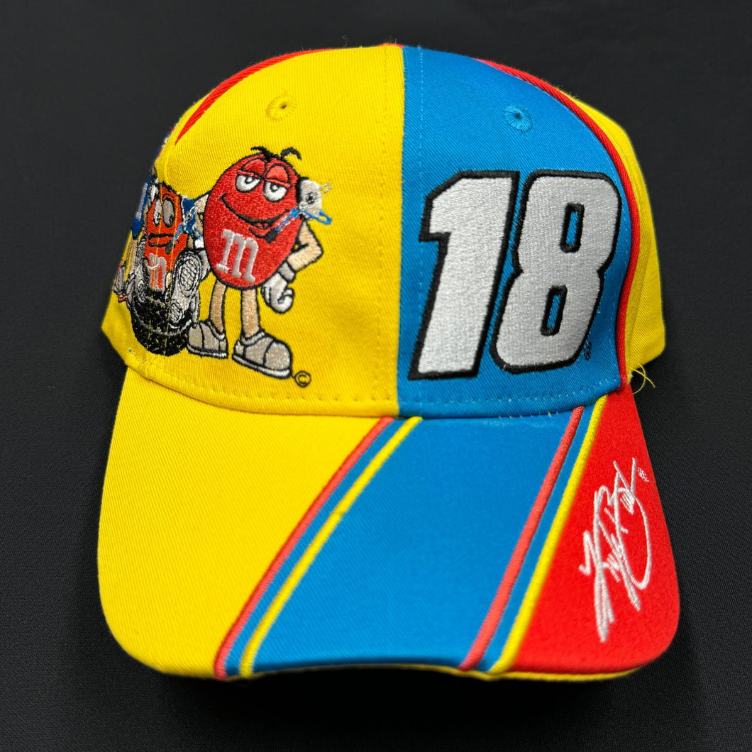 Vintage Kyle Busch M&Ms NASCAR Strapback Hat