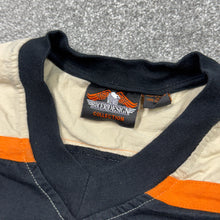 Load image into Gallery viewer, Vintage 2002 Flaming Skull Jersey Shirt L/XL