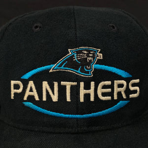 Vintage Carolina Panthers Black Strapback Hat