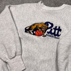 Vintage Pitt Panthers Basketball Champion Reverse Weave Sweatshirt S/M