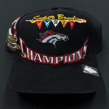 Load image into Gallery viewer, Vintage Denver Broncos Super Bowl Champions Snapback Hat NWT