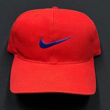 Load image into Gallery viewer, Vintage Nike Swoosh Red Logo Snapback Hat