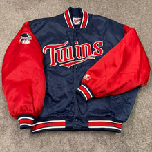 Load image into Gallery viewer, Vintage Minnesota Twins Starter Satin Jacket 2XL