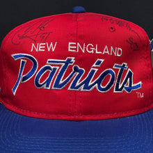 Load image into Gallery viewer, Vintage New England Patriots Twill SS Script Snapback Hat NWT