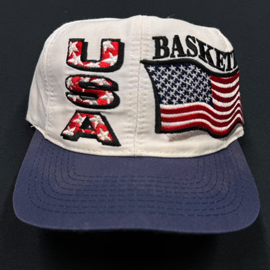 Vintage USA Basketball LOGO 7 Snapback Hat