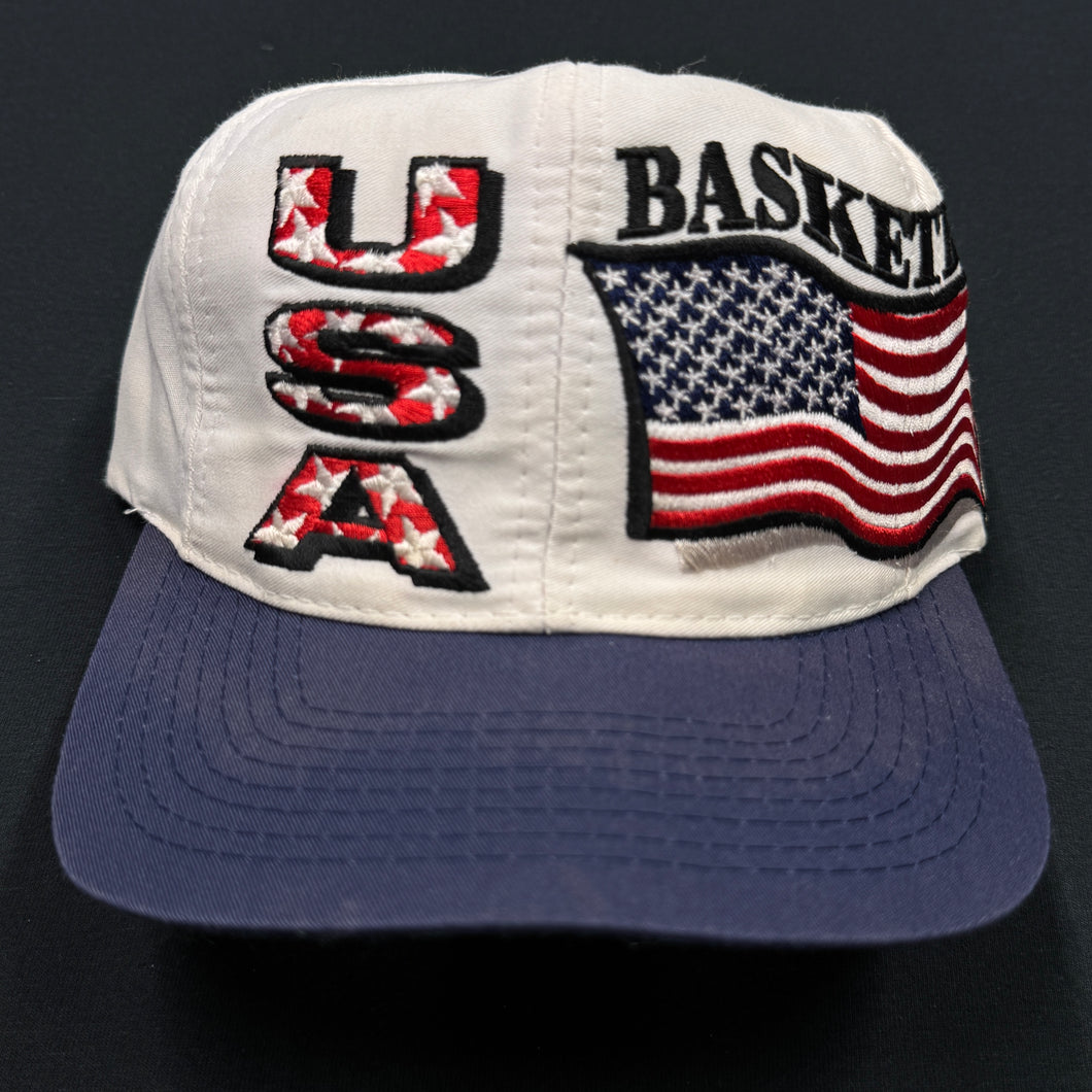 Vintage USA Basketball LOGO 7 Snapback Hat