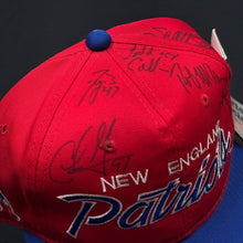 Load image into Gallery viewer, Vintage New England Patriots Twill SS Script Snapback Hat NWT