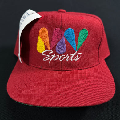 MV Sports Maroon The Game Snapback Hat