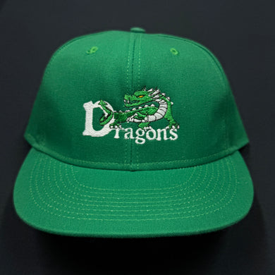 Vintage Dragons Green Snapback Hat