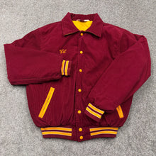 Load image into Gallery viewer, Vintage Maroon Gold "Lil" Corduroy Jacket L