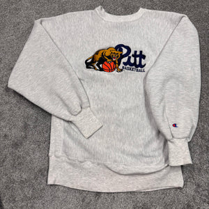 Vintage Pitt Panthers Basketball Champion Reverse Weave Sweatshirt S/M