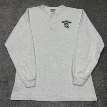 Load image into Gallery viewer, Vintage Flintsones Long Sleeve Henley Shirt M