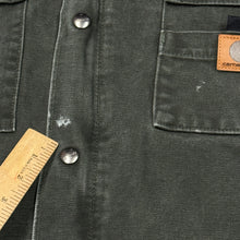 Load image into Gallery viewer, Carhartt Green Lined Hooded Jacket L