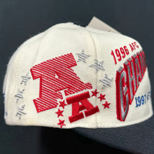 Load image into Gallery viewer, Vintage 1997 New England Patriots AFC Champions SS Shadow Snapback Hat NWT