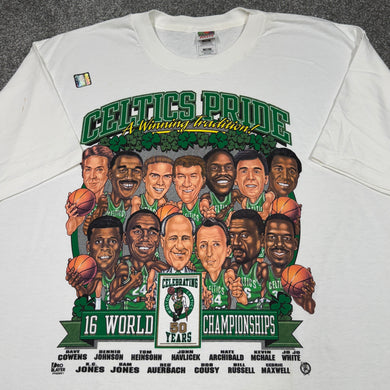 Vintage Boston Celtics 50th Anniversary Shirt 2XL
