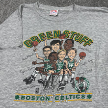 Load image into Gallery viewer, Vintage Boston Celtics Green Stuff Shirt XS/S