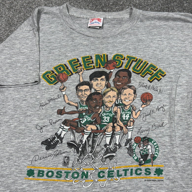 Vintage Boston Celtics Green Stuff Shirt XS/S