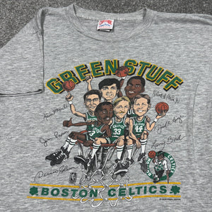 Vintage Boston Celtics Green Stuff Shirt XS/S