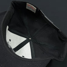 Load image into Gallery viewer, Vintage adidas Trefoil Black Snapback Hat