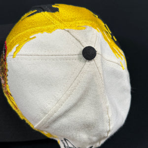 Vintage Vancouver Canucks Gold Logo Athletic Splash Snapback Hat