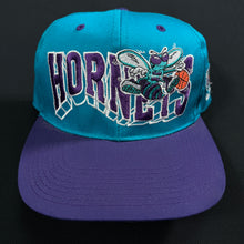 Load image into Gallery viewer, Vintage Charlotte Hornets G-Cap Wave Snapback Hat