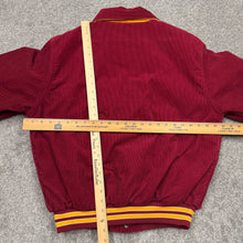 Load image into Gallery viewer, Vintage Maroon Gold "Lil" Corduroy Jacket L