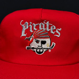 Portland Pirates Red Twill Snapback Hat