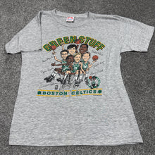 Load image into Gallery viewer, Vintage Boston Celtics Green Stuff Shirt XS/S