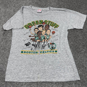 Vintage Boston Celtics Green Stuff Shirt XS/S