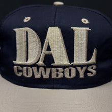 Load image into Gallery viewer, Vintage Dallas Cowboys Big Text Snapback Hat