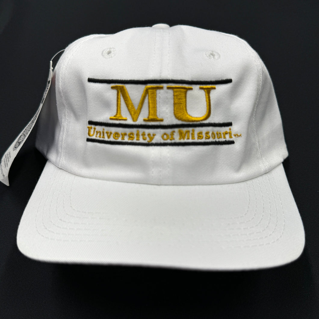 Vintage Missouri Tigers Split Bar Snapback Hat NWT