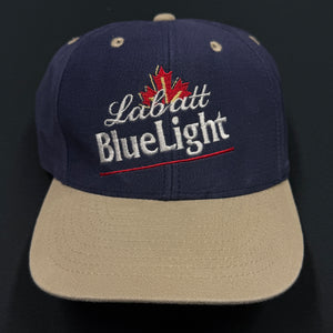 Vintage Labatt Blue Light Strapback Hat