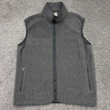 Load image into Gallery viewer, Vintage LL Bean Gray Fleece Vest L