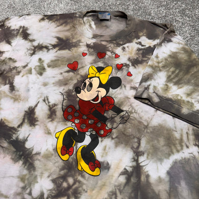 Vintage Minnie Mouse Custom Dyed Shirt S/M
