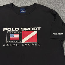 Load image into Gallery viewer, Vintage Polo Sport Charter Service Shirt L/XL