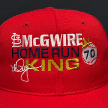 Load image into Gallery viewer, Vintage Mark McGwire Home Run King Snapback Hat