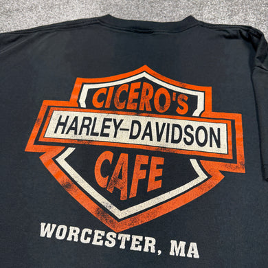 Vintage Cicero's Cafe Worcester MA Shirt 2XL