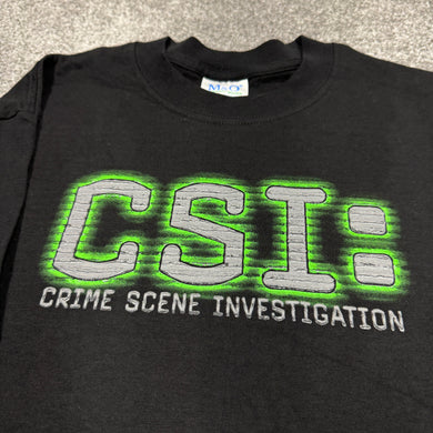Vintage CSI: Puff Print Shirt M