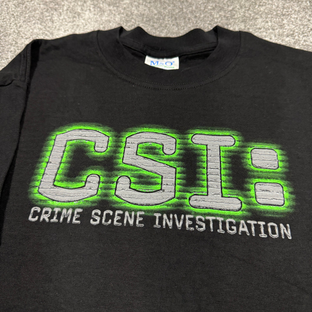 Vintage CSI: Puff Print Shirt M