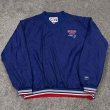 Load image into Gallery viewer, Vintage New England Patriots LOGO 7 Windbreaker Sweatshirt L
