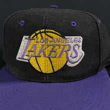 Load image into Gallery viewer, Vintage Los Angeles Lakers Denim PL Snapback Hat