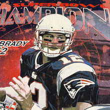 Load image into Gallery viewer, Vintage New England Patriots Tom Brady SB 36 Champs Custom Shirt L/XL