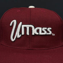 Load image into Gallery viewer, Vintage UMass Minutemen Spell Out Snapback Hat