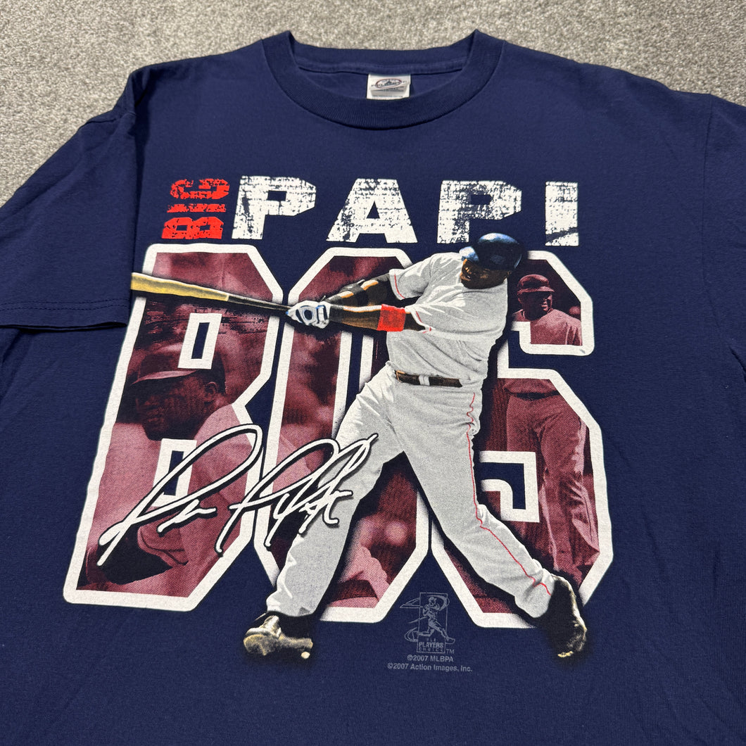 David Ortiz Big Papi Boston Red Sox Shirt S/M