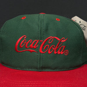 Vintage Coca Cola Spell Out Snapback Hat NWT